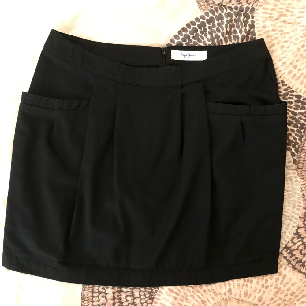 Pepe Jeans | Irene Black Pencil skirt with pockets